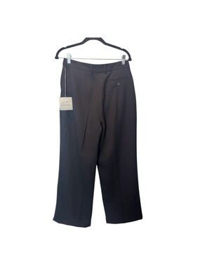 Focus 2000 Black Wide Leg Dress Pants Size 10 NWT